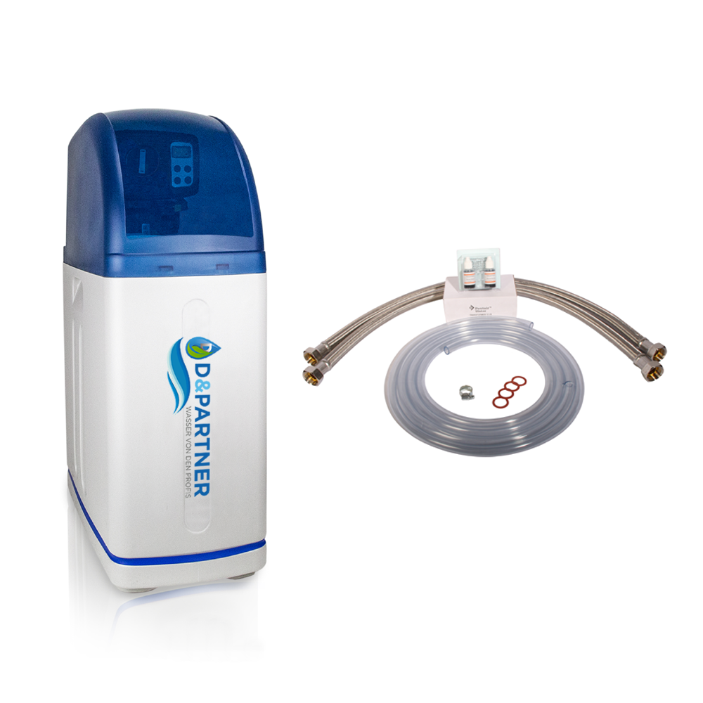 Wasserenthärtungsanlage R2D2-32 Frontansicht in edlem Design